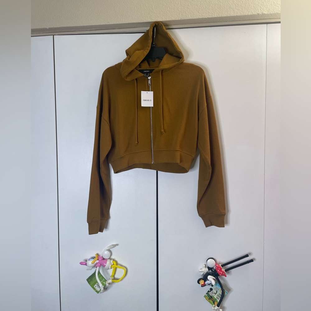 Forever 21 hoody crack top sweater￼